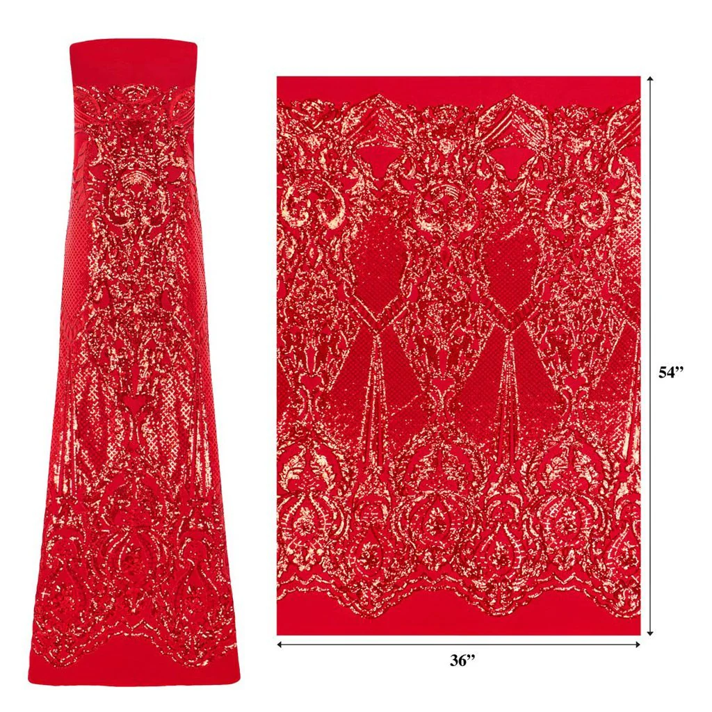 Celine Stretch Mesh Sequin Fabric | Blue Moon Fabrics - Image 10