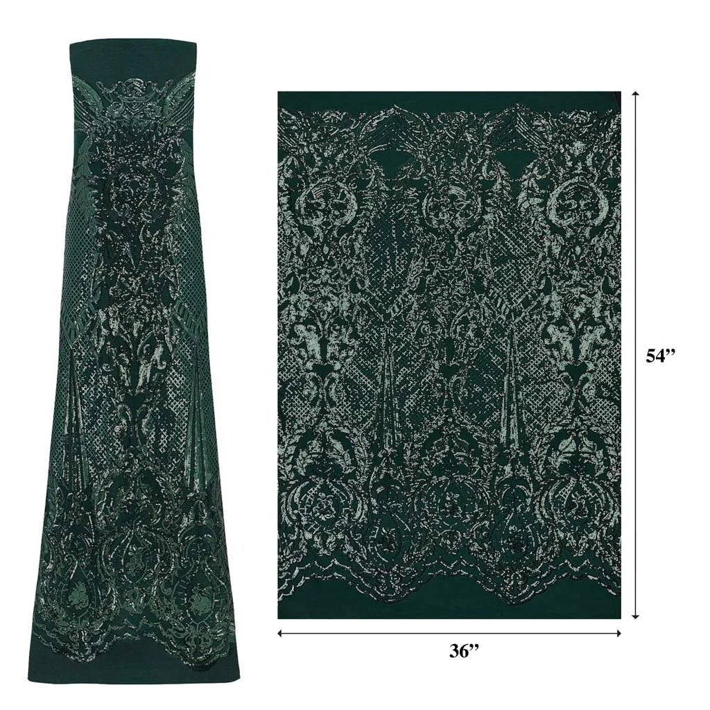 Celine Stretch Mesh Sequin Fabric | Blue Moon Fabrics - Image 14