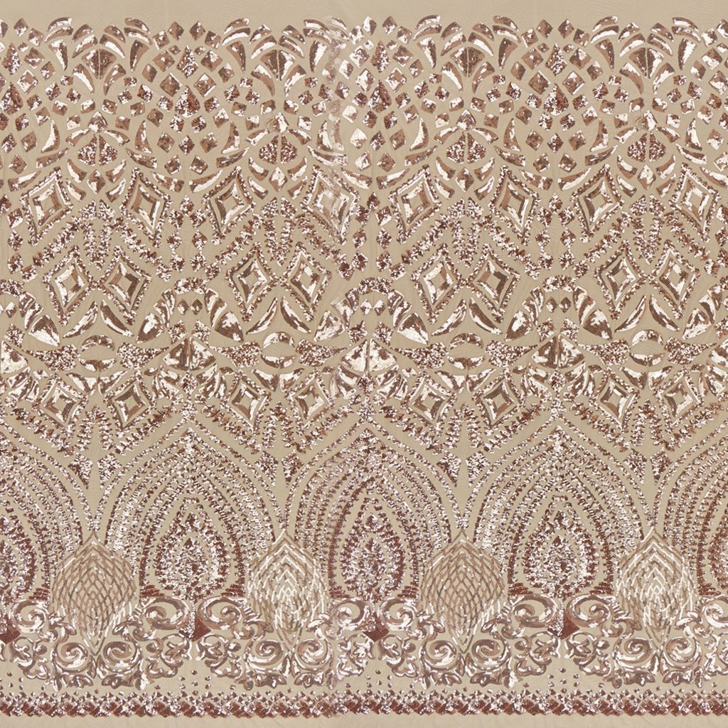 Cleopatra Stretch Mesh Sequin Fabric | Blue Moon Fabrics - Image 7