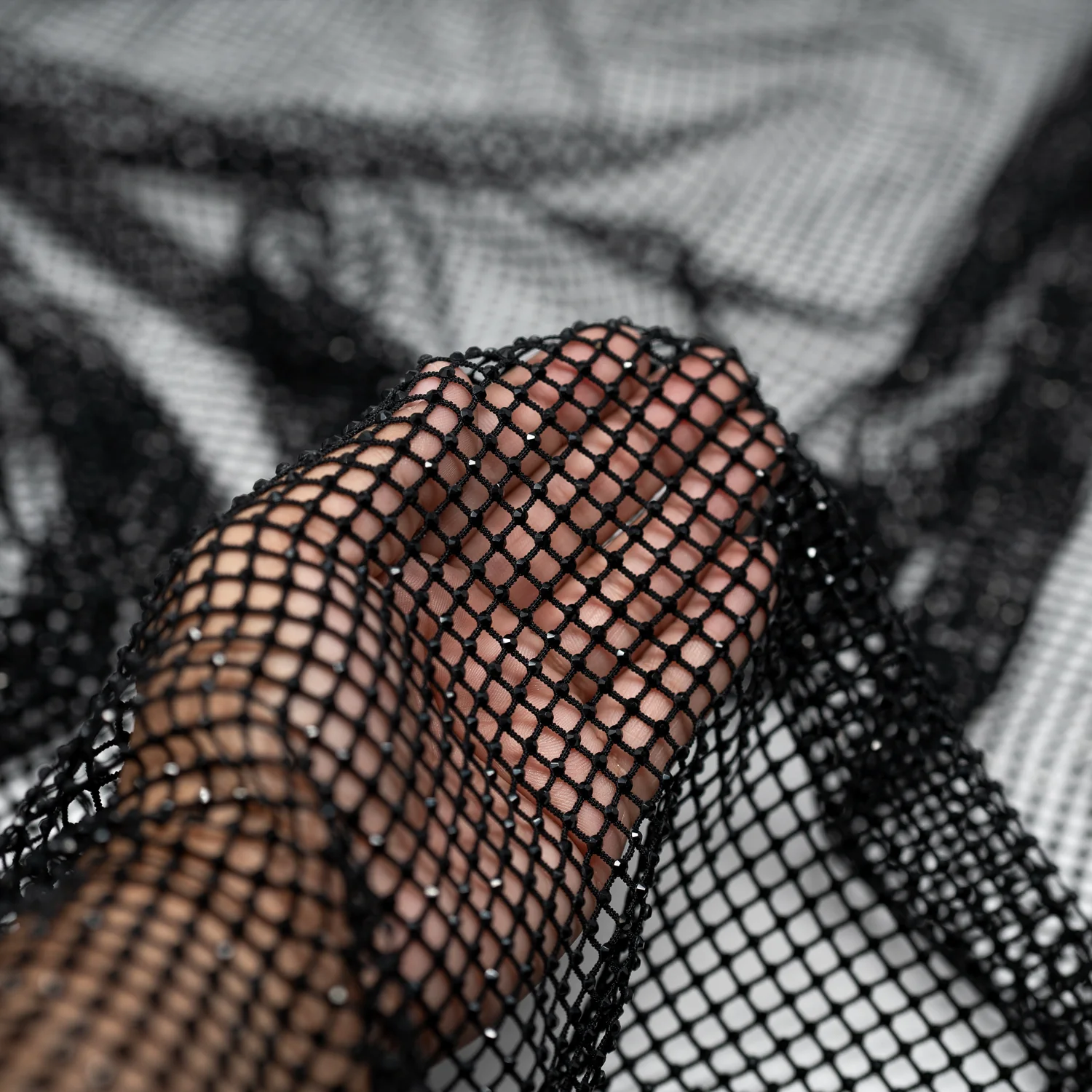 Enigma Diamond Fishnet Fabric | Blue Moon Fabrics - Image 18