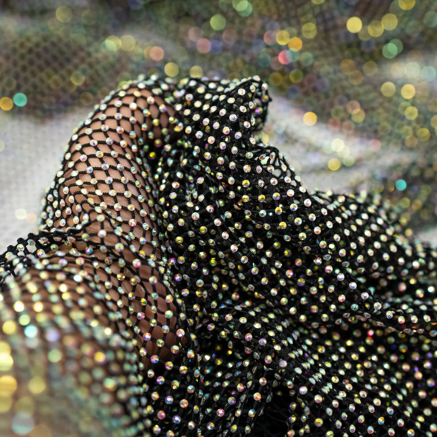 Enigma Diamond Fishnet Fabric | Blue Moon Fabrics - Image 29