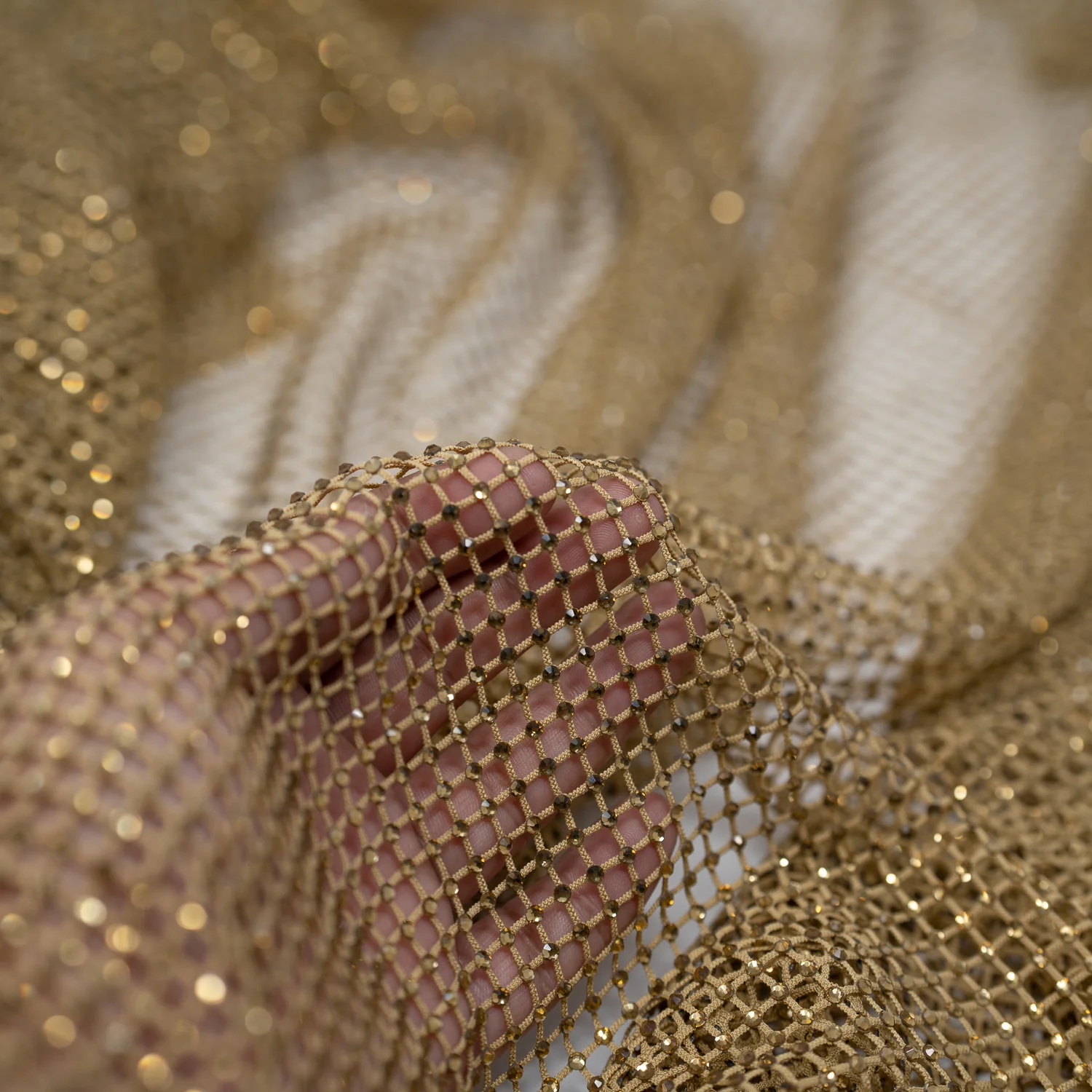 Enigma Diamond Fishnet Fabric | Blue Moon Fabrics - Image 30