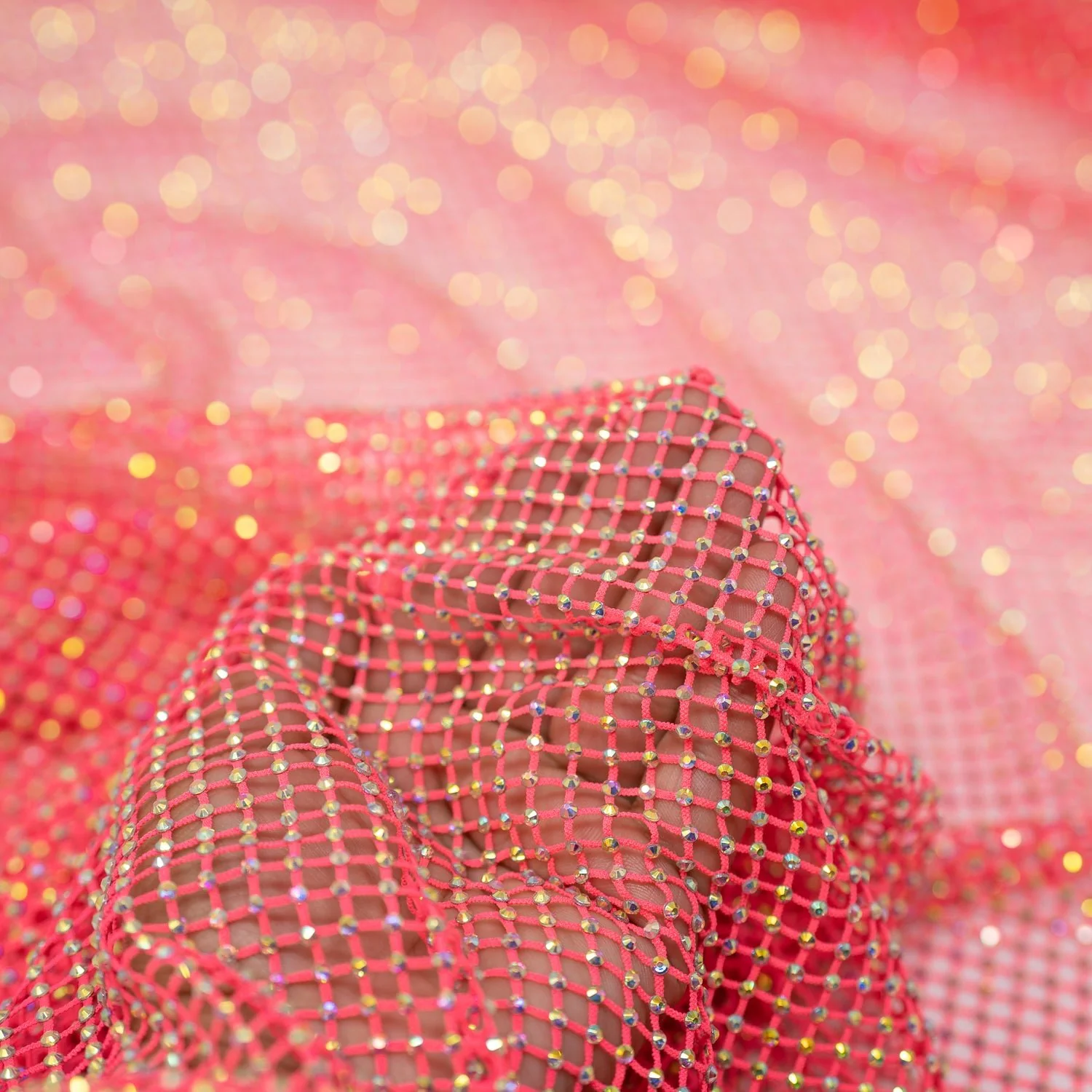 Enigma Diamond Fishnet Fabric | Blue Moon Fabrics - Image 5