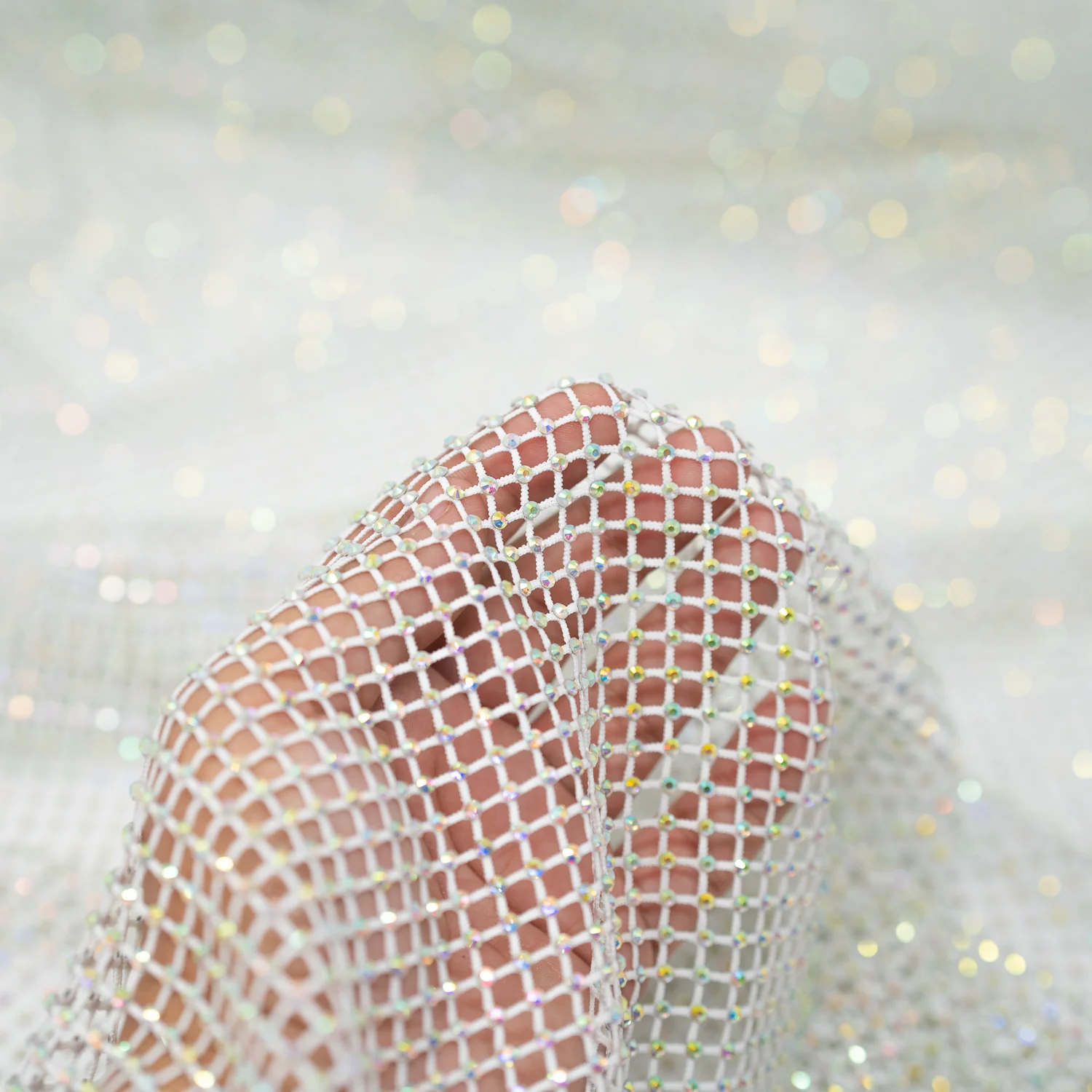 Enigma Diamond Fishnet Fabric | Blue Moon Fabrics - Image 66