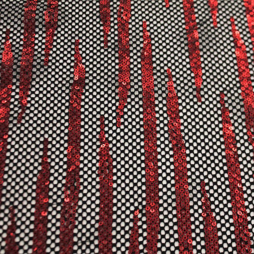 Flair Stretch Netting Sequin Fabric | Blue Moon Fabrics - Image 3