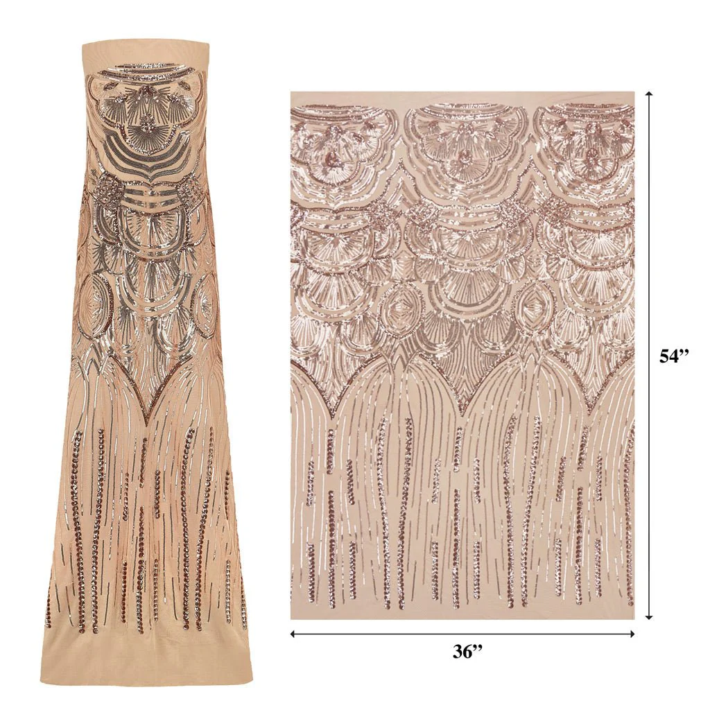 Gatsby Stretch Mesh Sequin | Blue Moon Fabrics - Image 8
