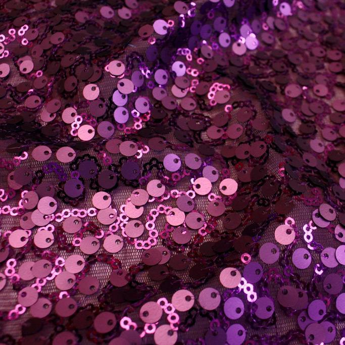 Marilyn Stretch Mesh Sequin Fabric | Blue Moon Fabrics - Image 10
