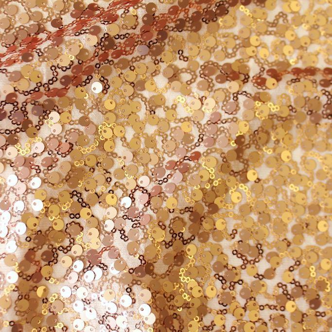 Marilyn Stretch Mesh Sequin Fabric | Blue Moon Fabrics - Image 3
