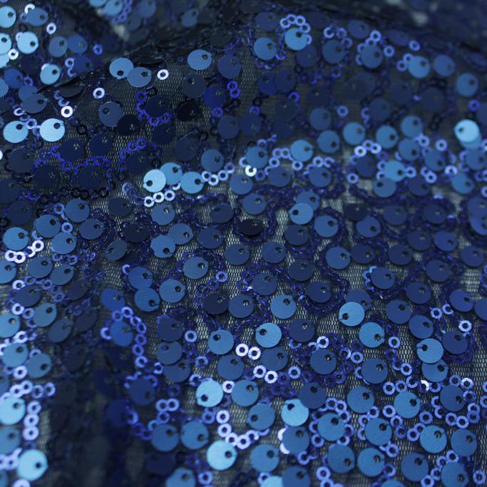 Marilyn Stretch Mesh Sequin Fabric | Blue Moon Fabrics - Image 5