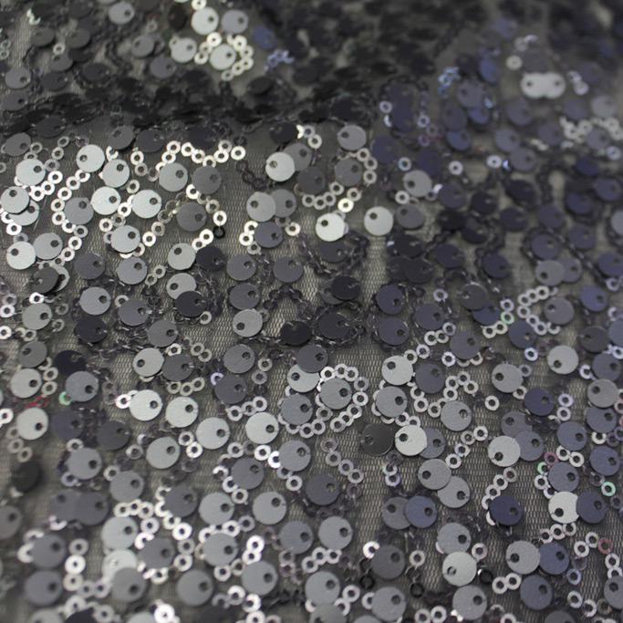 Marilyn Stretch Mesh Sequin Fabric | Blue Moon Fabrics - Image 7