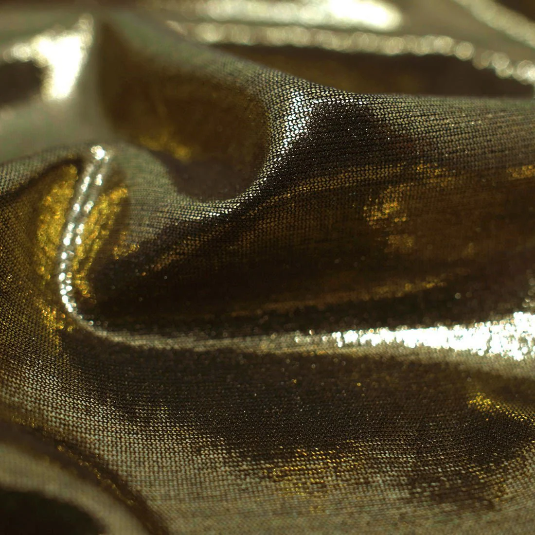Mercury Titanium Foiled Spandex Fabric | Blue Moon Fabrics - Image 32