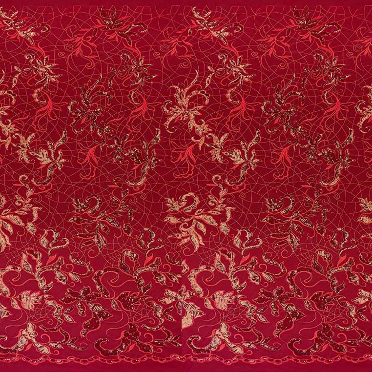 Renaissance Stretch Mesh Sequin Fabric | Blue Moon Fabrics - Image 11